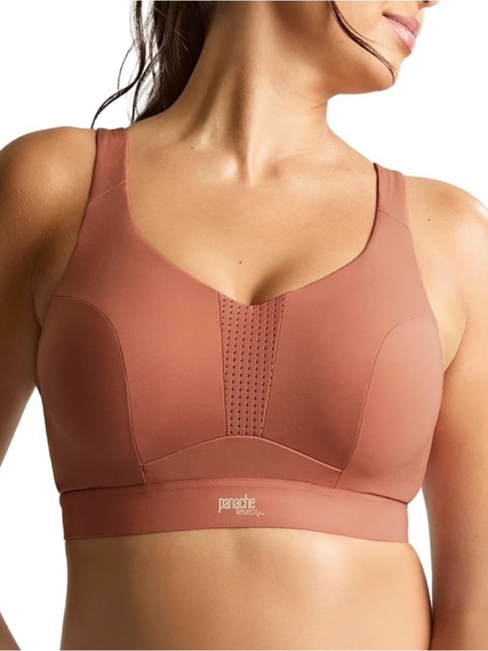 34G PANACHE Endurance Wired Sports Bra - Non-Padded, Breathable, Seam-Free